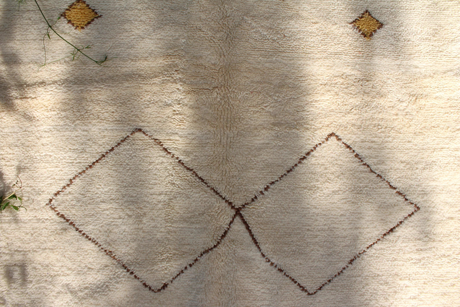 Artisan Moroccan rug designed for neutral interiors and soft luxury styling