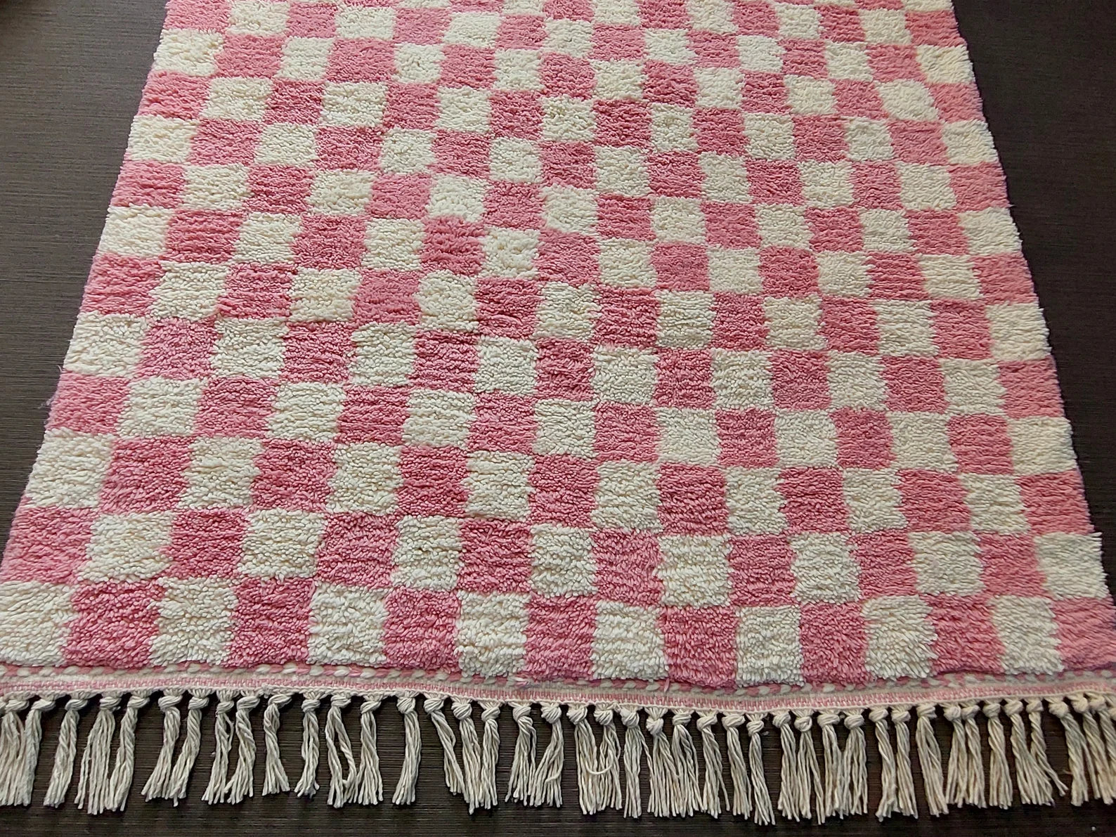 Handcrafted Moroccan rug for cozy living rooms bedrooms and creative spaces