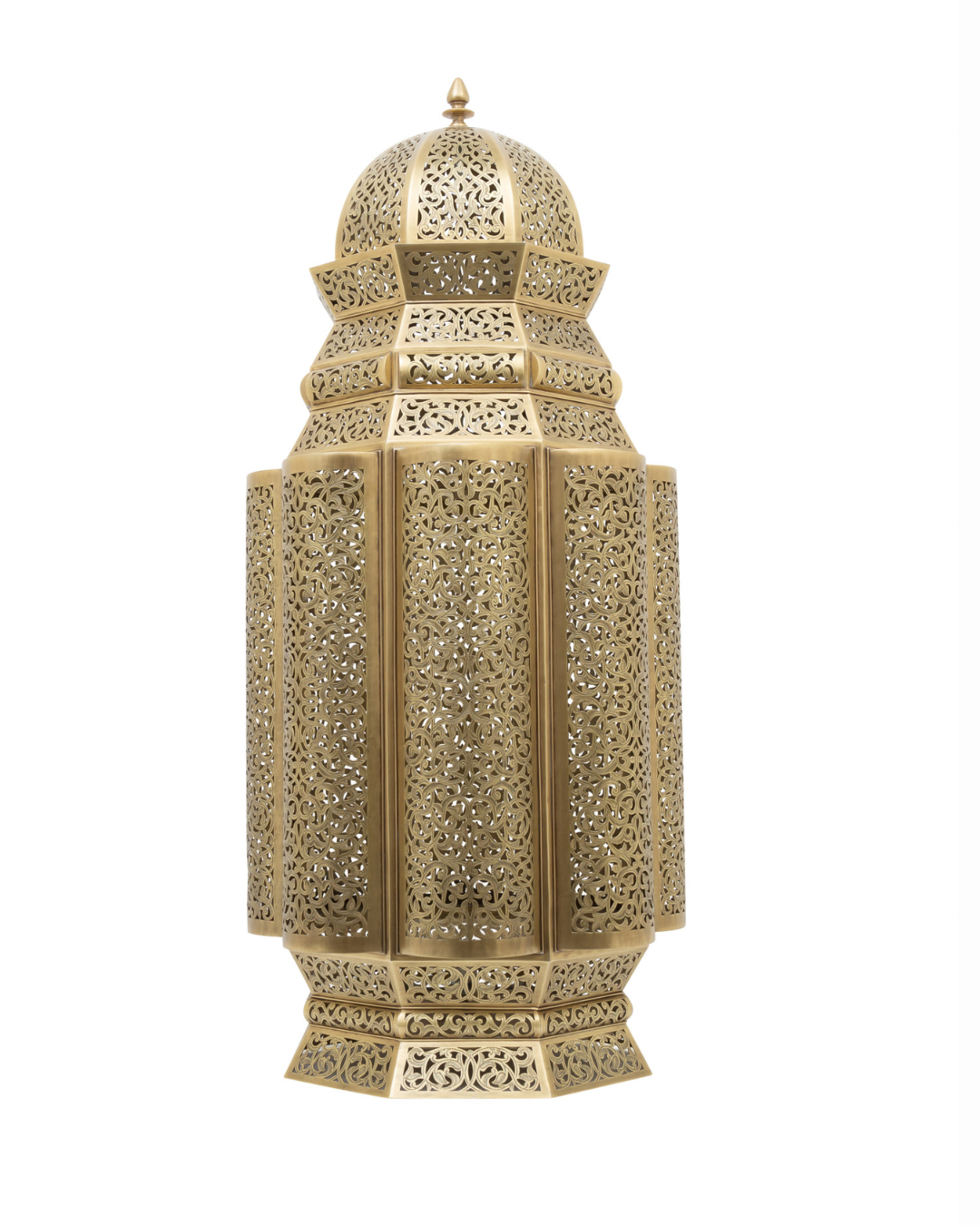 Luxury Moroccan lantern made from brass for elegant interiors 