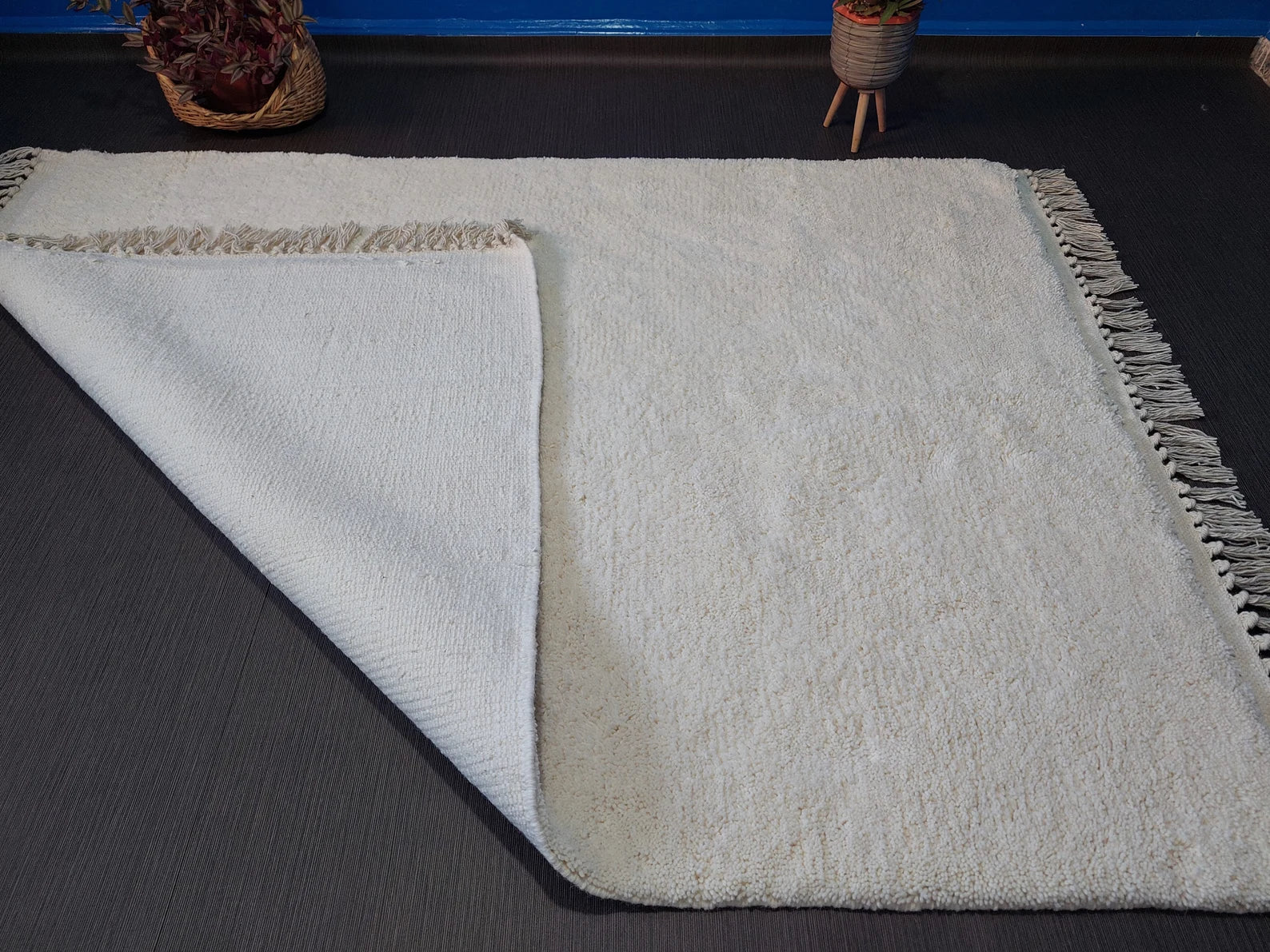 Natural wool rug designed for neutral interiors and soft luxury home styling