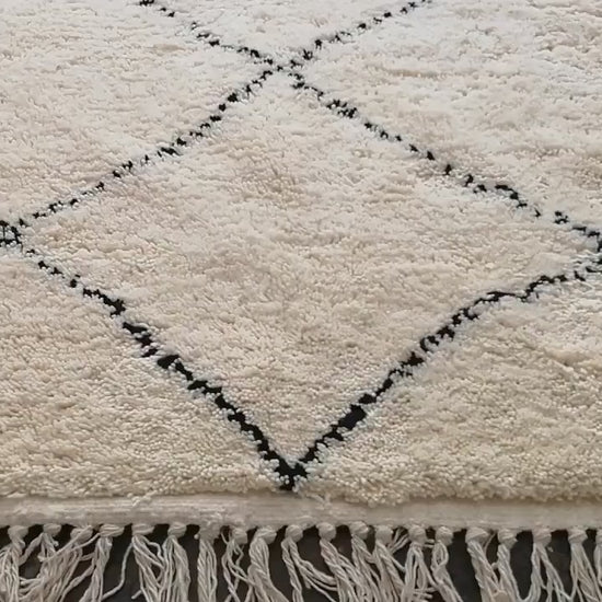 Handcrafted Moroccan wool rug for cozy living rooms bedrooms and quiet spaces